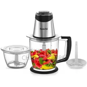 Saachi 1.5L Electric Chopper Bowl Meat Mincer Grinder