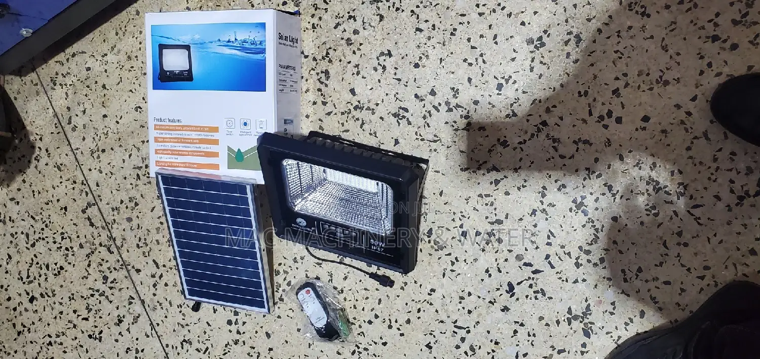 Solar Flood Light 50W With Remote Panel
