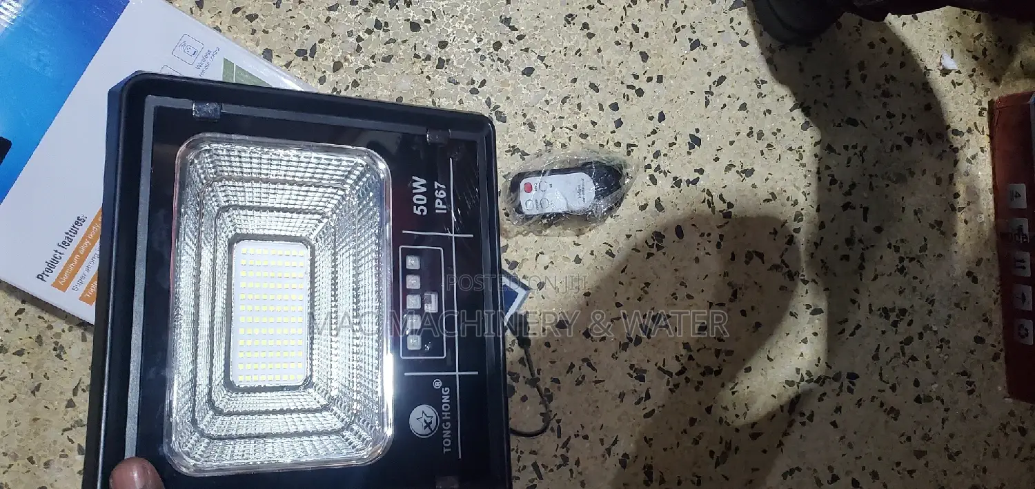 Solar Flood Light 50W With Remote Panel