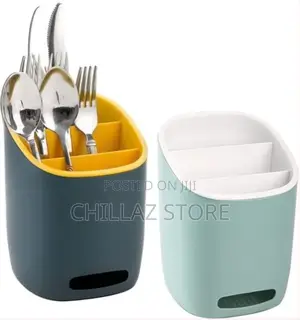 Plastic Kitchen Utensil Holder Cultery Drainer Caddy,