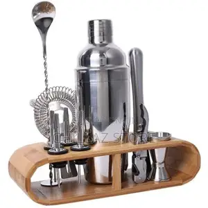 12-Piece Martini Cocktail Shaker 750ML in Stainless Steel