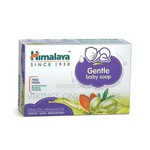 Himalaya Gentle Baby Soap With Almond and Olive Oil 125g
