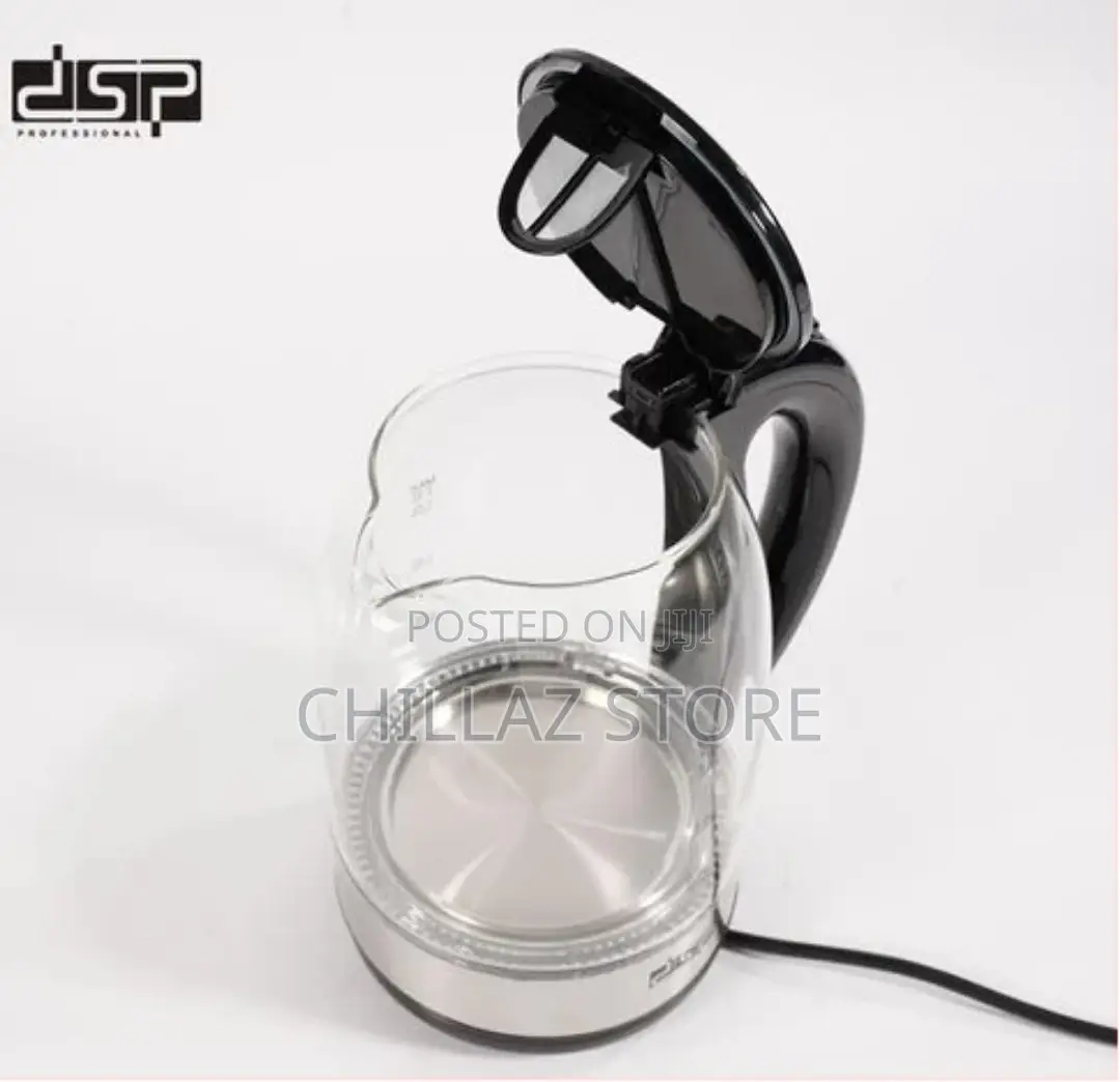 DSP 1.7 Litre Glass Electric Boiling Kettle