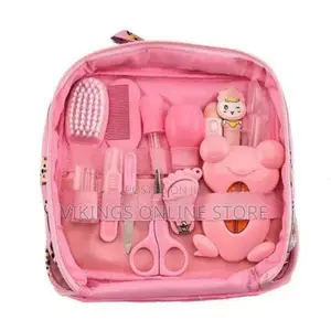 13 PCS Baby Healthcare and Grooming Kit Pink