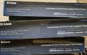 D-Link 24 Port Patch Panel Cat6 UTP Unshielded Fully-Loaded