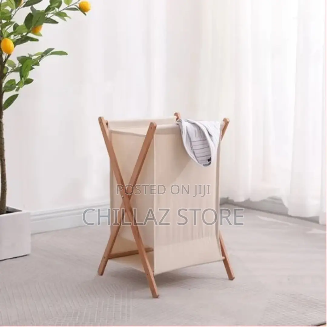 Foldable Clothes Laundry Basket Bag ,Stand Storage Bin
