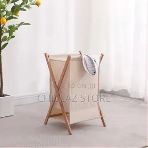 Foldable Clothes Laundry Basket Bag ,Stand Storage Bin
