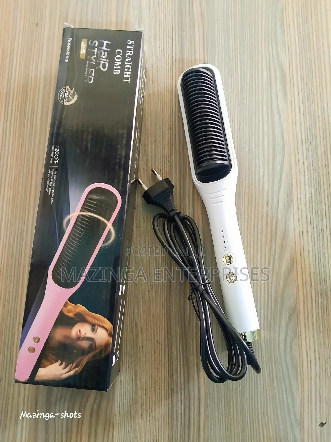 Electric Straight Comb and Hair Styler