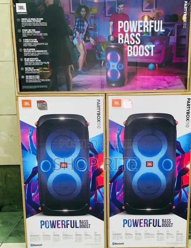 JBL Partybox 110 Bluetooth Executive Speakers