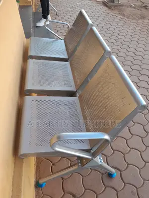 Silver Heavy Duty Three Seater.