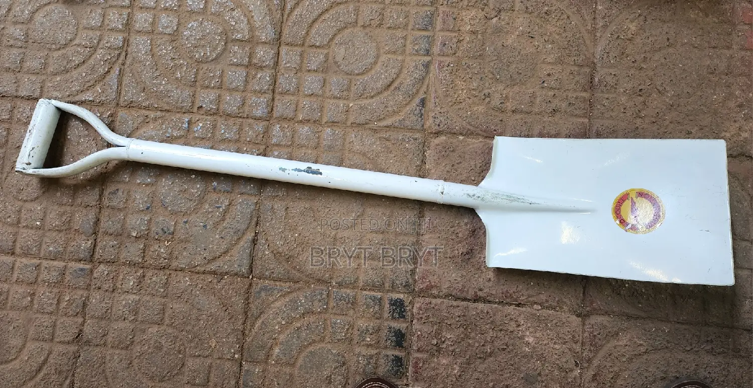 Metallic Shovel White
