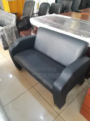 Imported Leather 2 Seater.