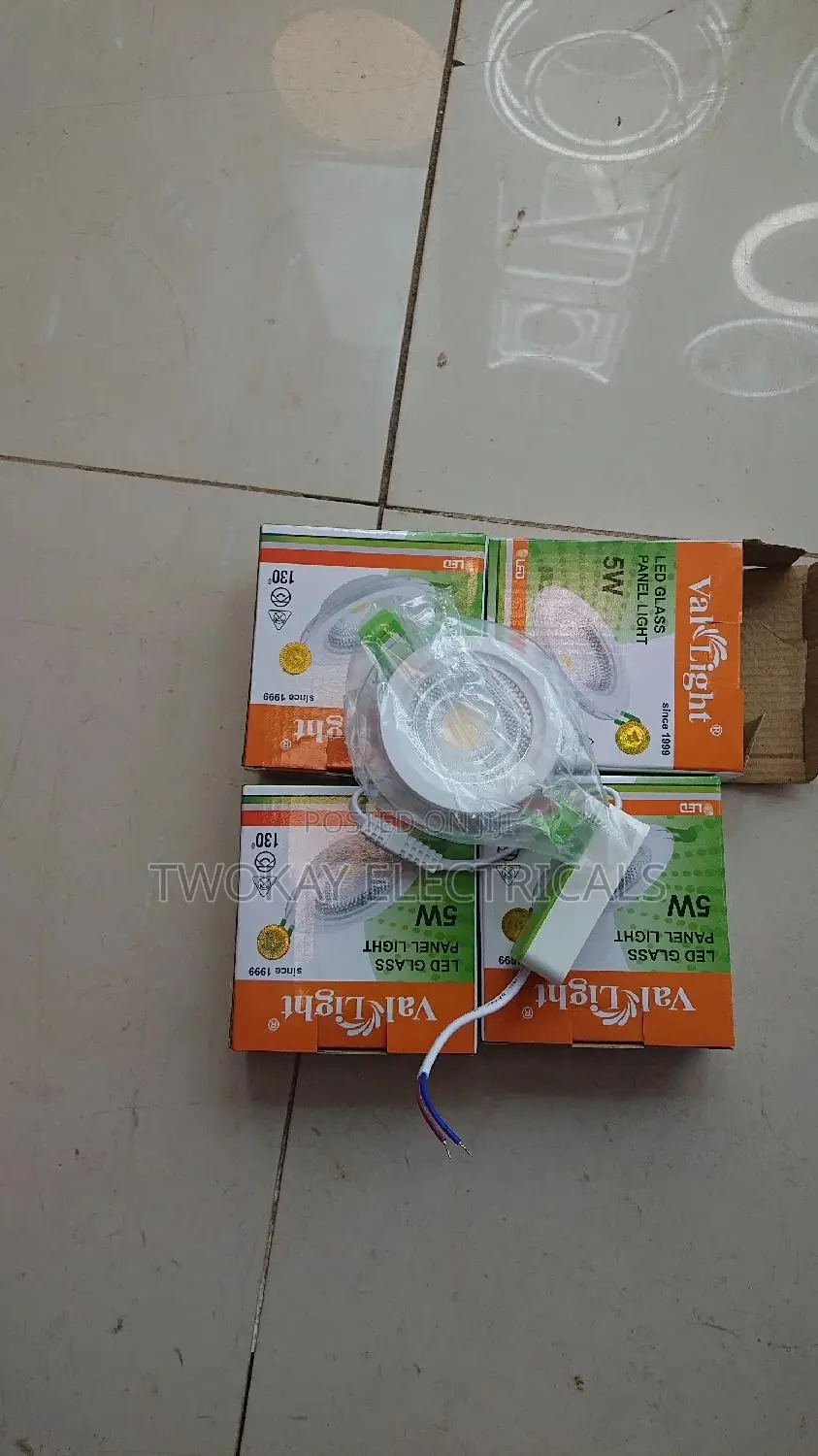5W Glass Panel Lights