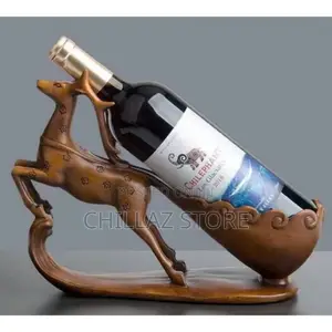 Horse Wine Bottle Holder Home Decor Glass Stand Rack Bar