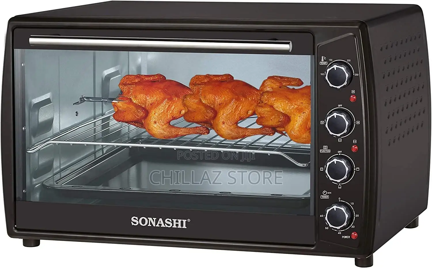 Sonashi STO-732 63 Liters Electric Oven W/Indicator Light,