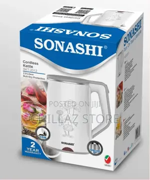 Sonashi 2 Litre Cordless Kettle SKT-2012 – White