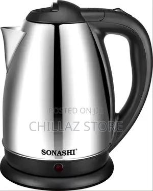 Sonashi 1.8 L Cordless Kettle SKT Stainless Steel Kettle W/