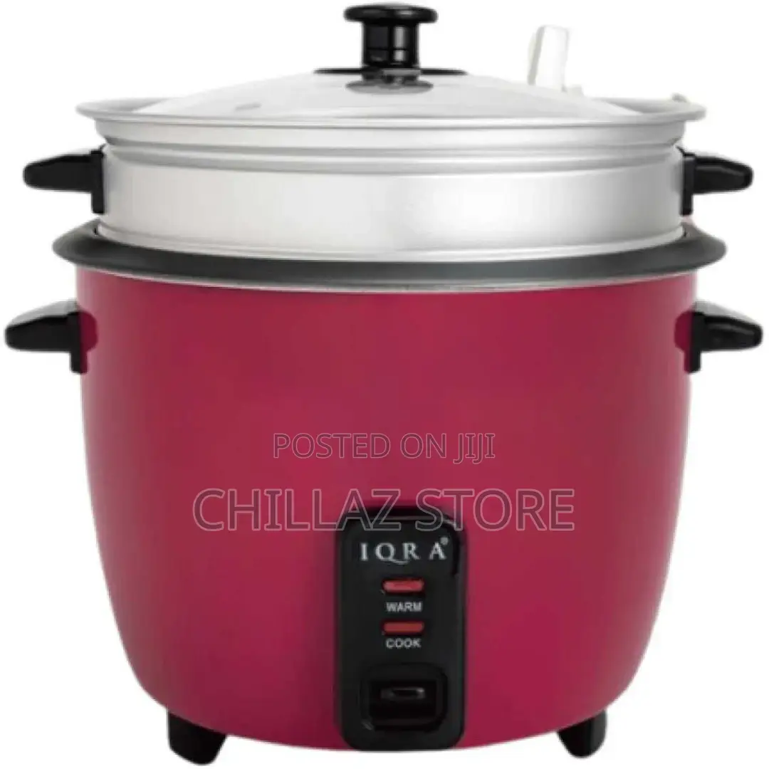 IQRA 1.8-Liter 2-in-1 Rice Cooker With Steamer