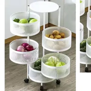 Stainless Rotating Vegetable Storage Rack