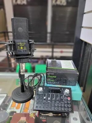 Live Studio Kit (Sound Card + Microphone)