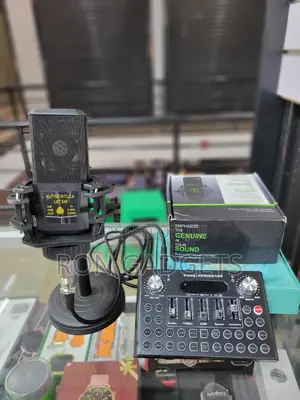 Live Studio Kit (Sound Card + Microphone)