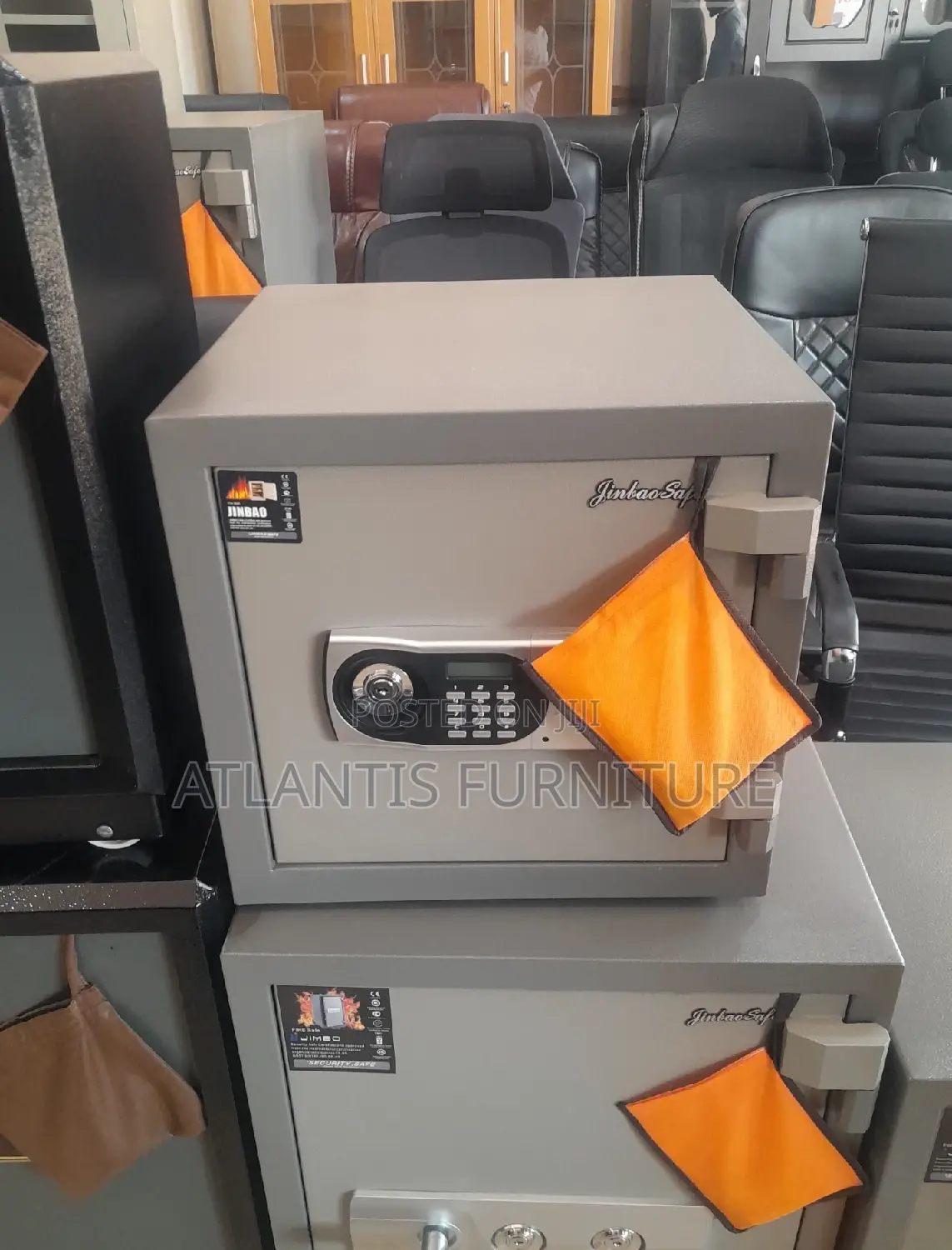Gray Fireproof Safe