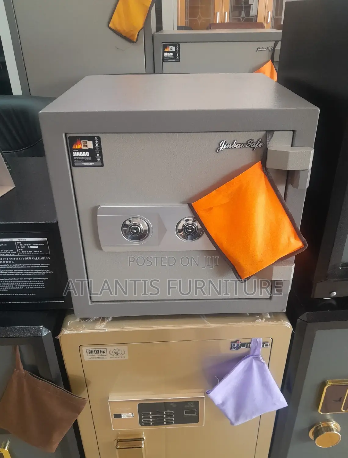 Gray Fireproof Safe