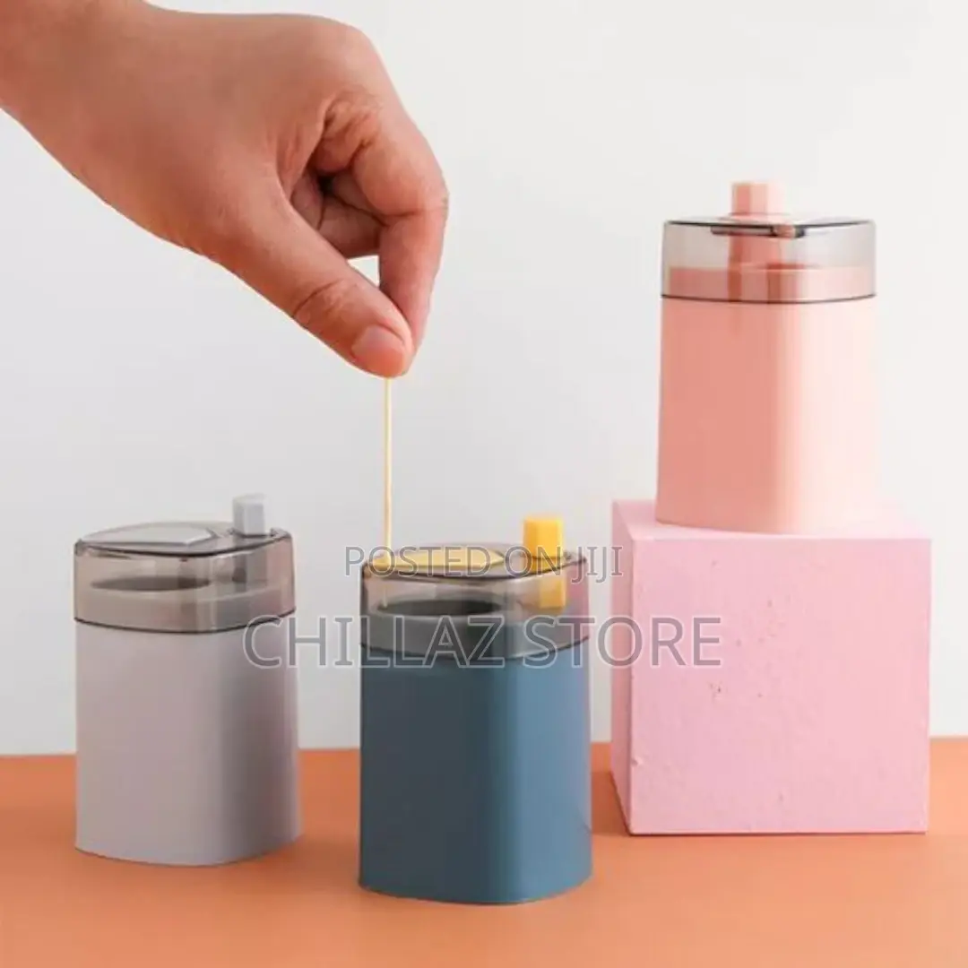 Pop-Up Automatic Toothpicks Holder Dispenser for Kitchen