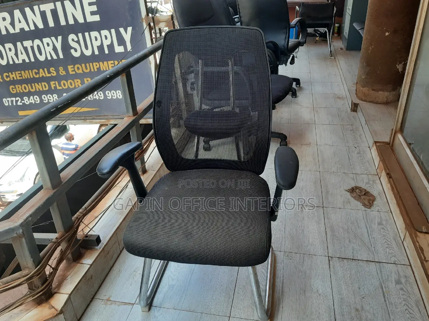 Office Chair, Non Rotating