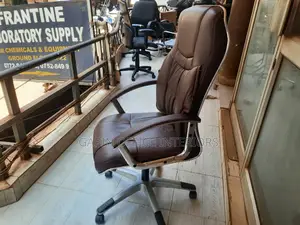 Brown Long Back Office Chair