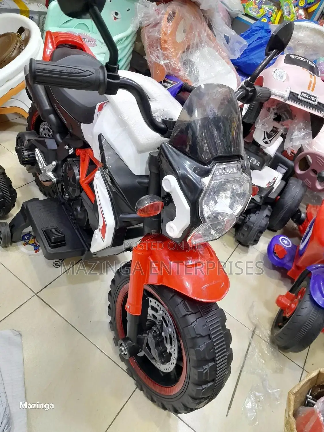 Heavy-Duty Rechargeable Kids Bike