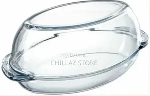 Pyrex Glass Oval Casserole Oven Dish With Lid, 4L