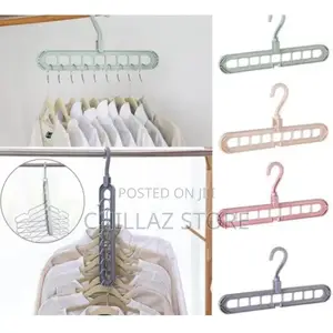 Lightbox
9 Hole Clothes Hanger Closet Organizer – Cream