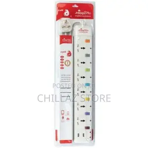 Office Point 6-Way Multi-Socket Power Strip