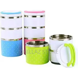 3 Layer Steel Food Insulated Lunch Box Container