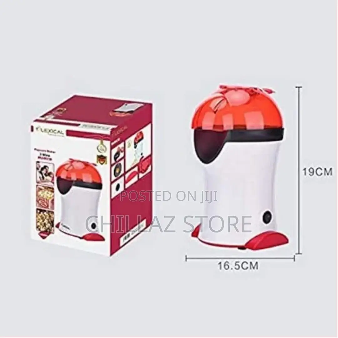 Electric Popcorn Maker Popper Machine – Red