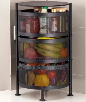 3 Tier Kitchen, Bedroom, Bathroom Storage Rack Basket