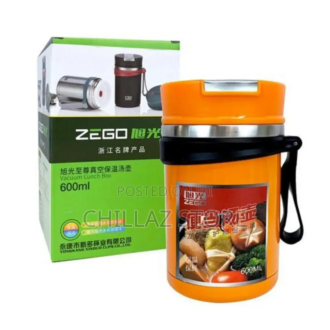0.6L Steel Food Flask Lunch Box Storage Container