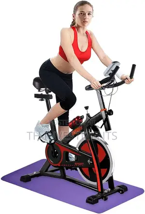 Exercise Bike Stationary, Adjustable Indoor Cycling Bike.