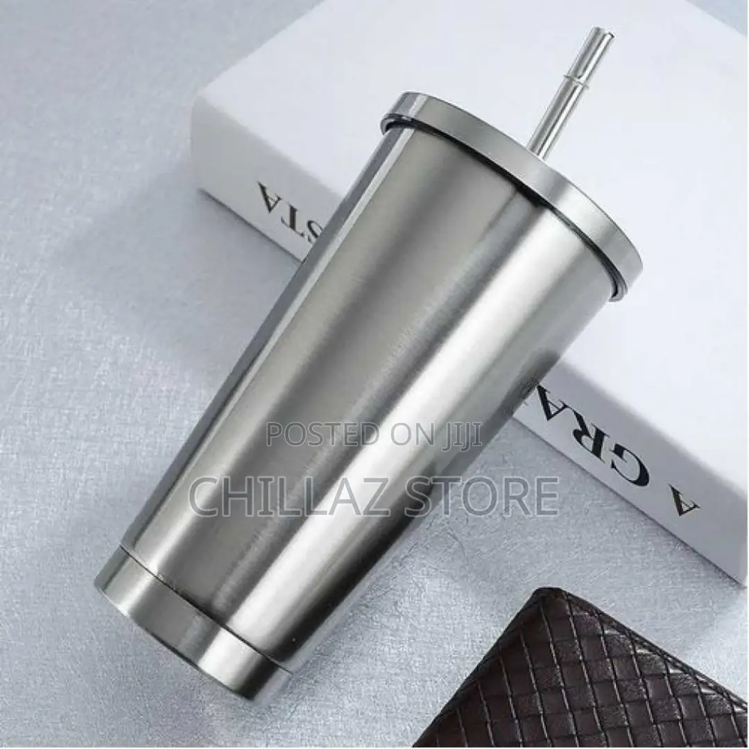 Coffee Mug With Lid Tea Cup Thermos Beer Travel