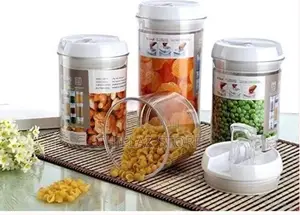 Easy Lock Round Airtight Kitchen Storage Containers