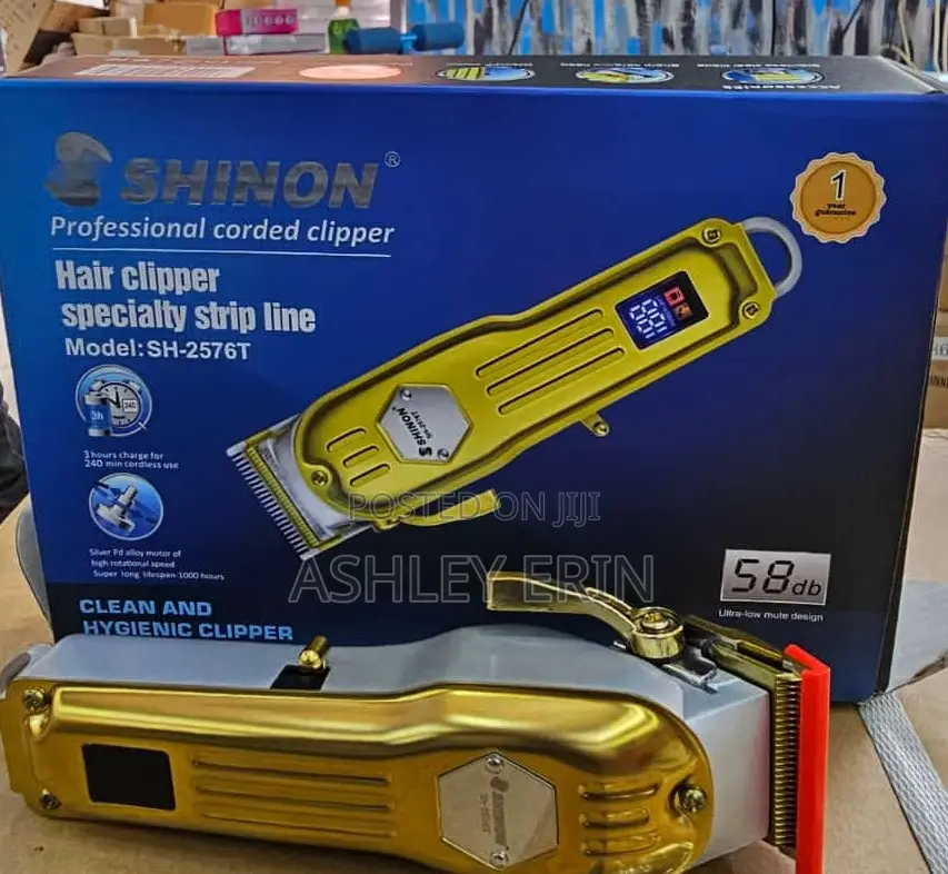 Shinon LCD Trimmer Professional Electric Hair Clipper