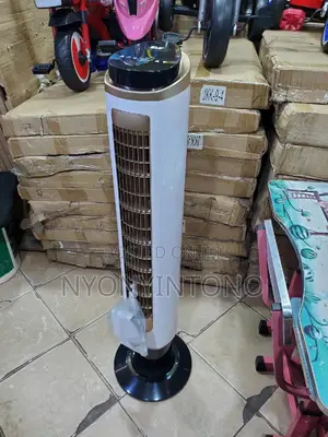 White Powerful Tower Fan With Touch Control and Supper Quiet