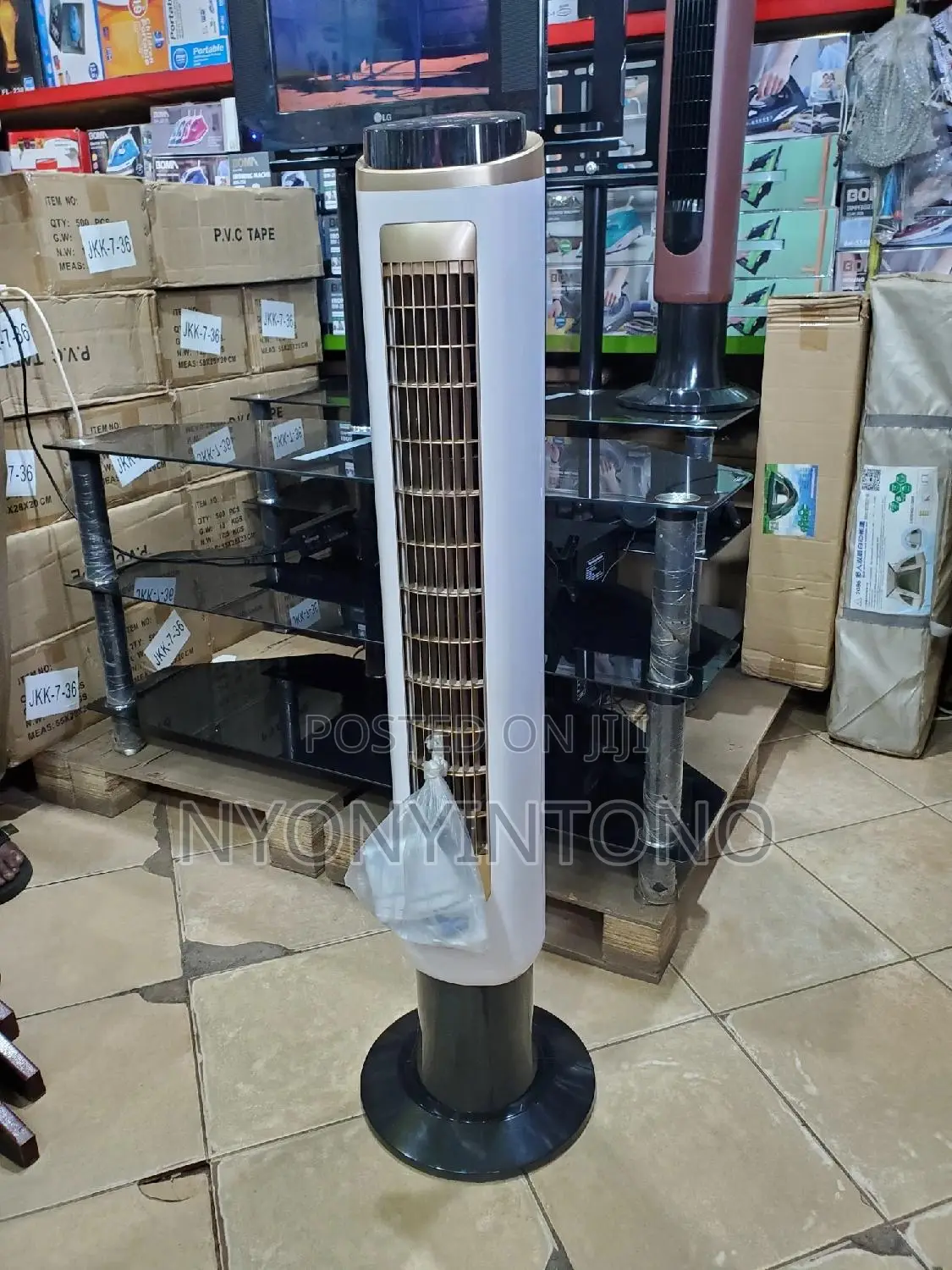 Powerful Tower Fan With Remote and Touch Control