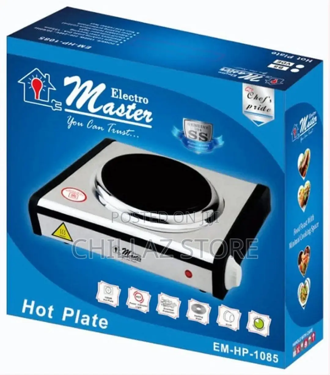 Electro Master Electric Cooker 1 Burner