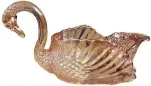 Swan Decorative Center Piece, Cookie, Candy Bowl Jar Storage