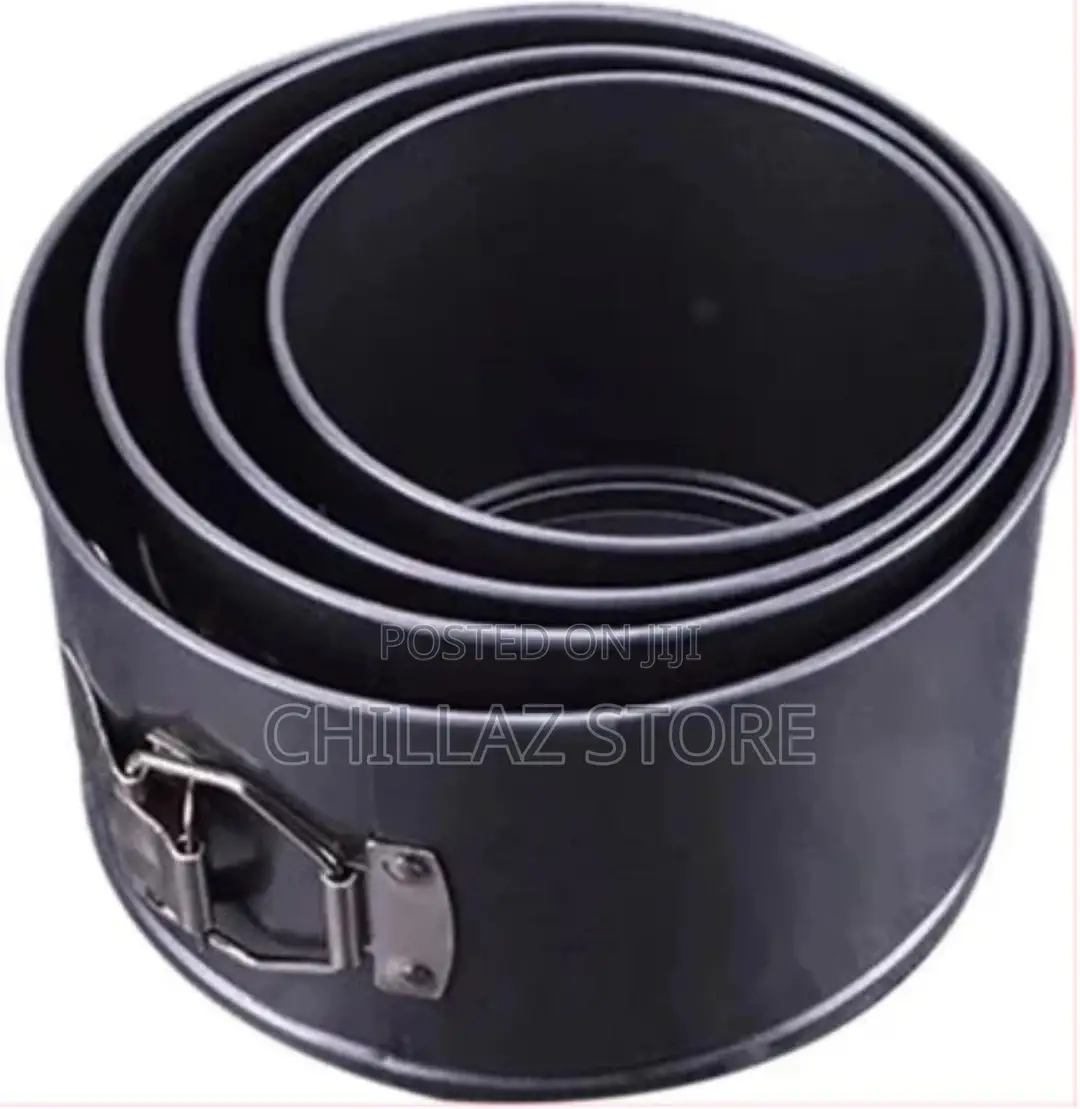4 PCS Round Springform Tin Nonstick Cake Mould Bakeware Pan