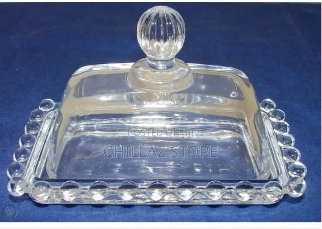Handled Lid Classic Covered 2-Piece Design Tray- Clear