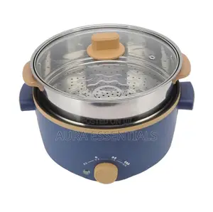 Non - Stick Double Layered Electric Cooking Pot