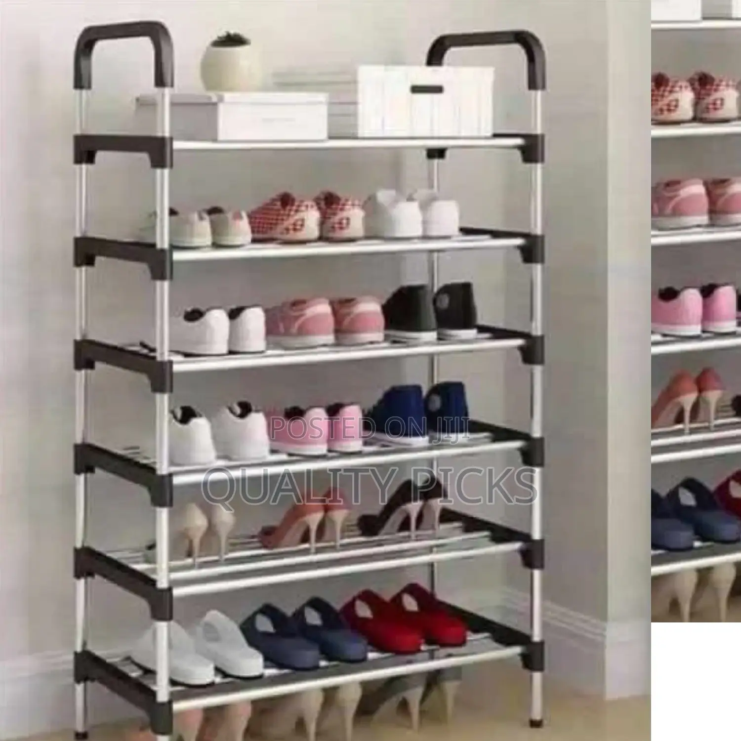 Stainless 6 Layer Shoe Rack